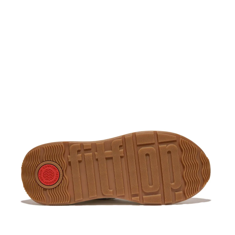 รองเท้าผ้าใบ ผู้หญิง รุ่น F-MODE WHIPSTITCH LEATHER FLATFORM TRAINERS
