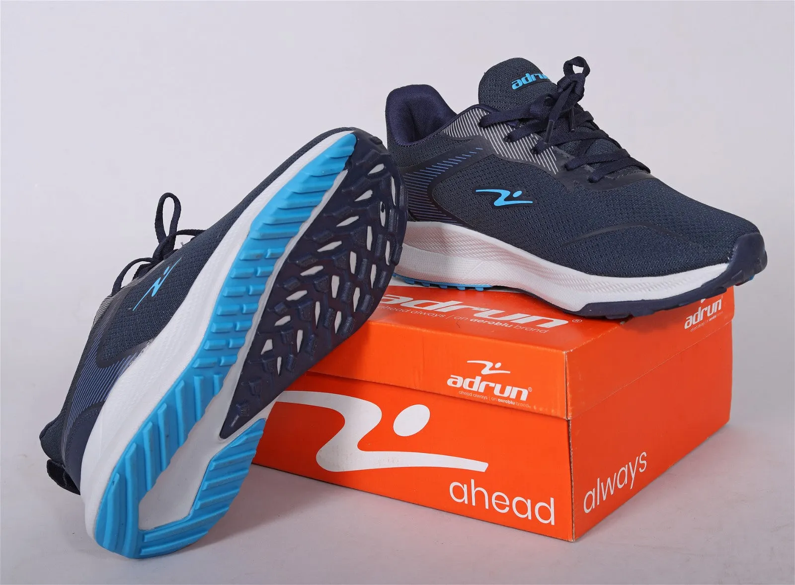 Ad  Blue Top Lace-Up Running Shoes
