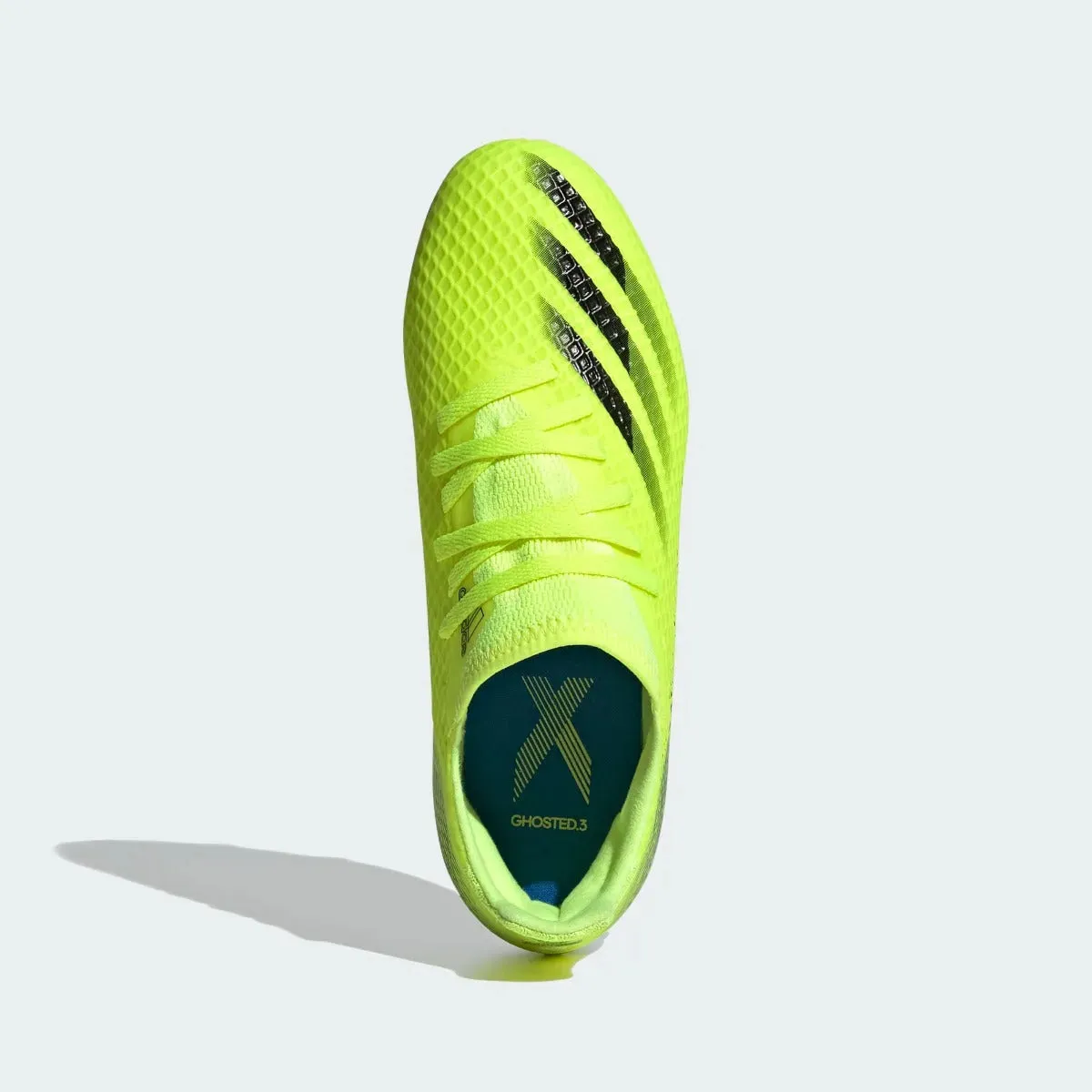 Adidas JR X Ghosted.3 FG - Volt-Black