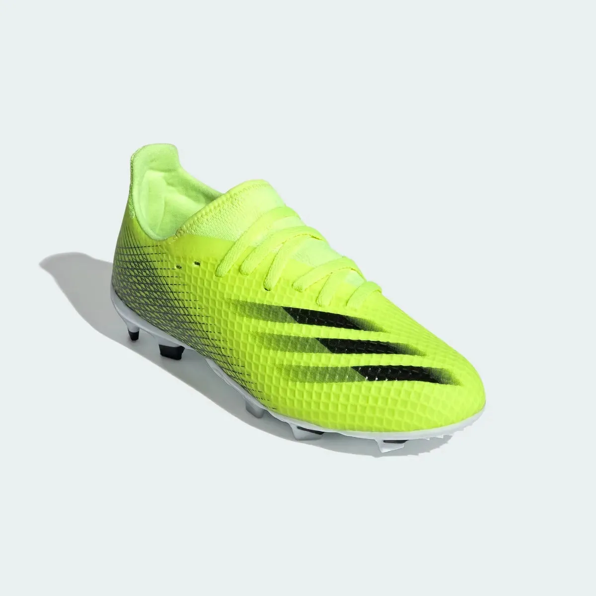 Adidas JR X Ghosted.3 FG - Volt-Black