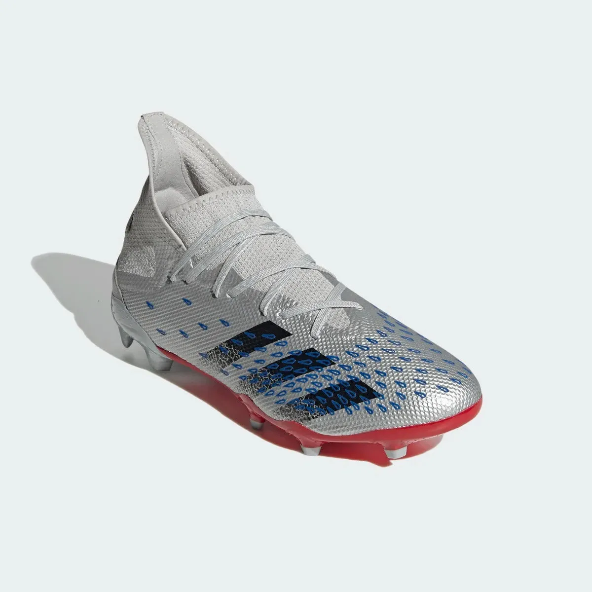 Adidas Predator Freak .3 FG - Silver-Royal-Red