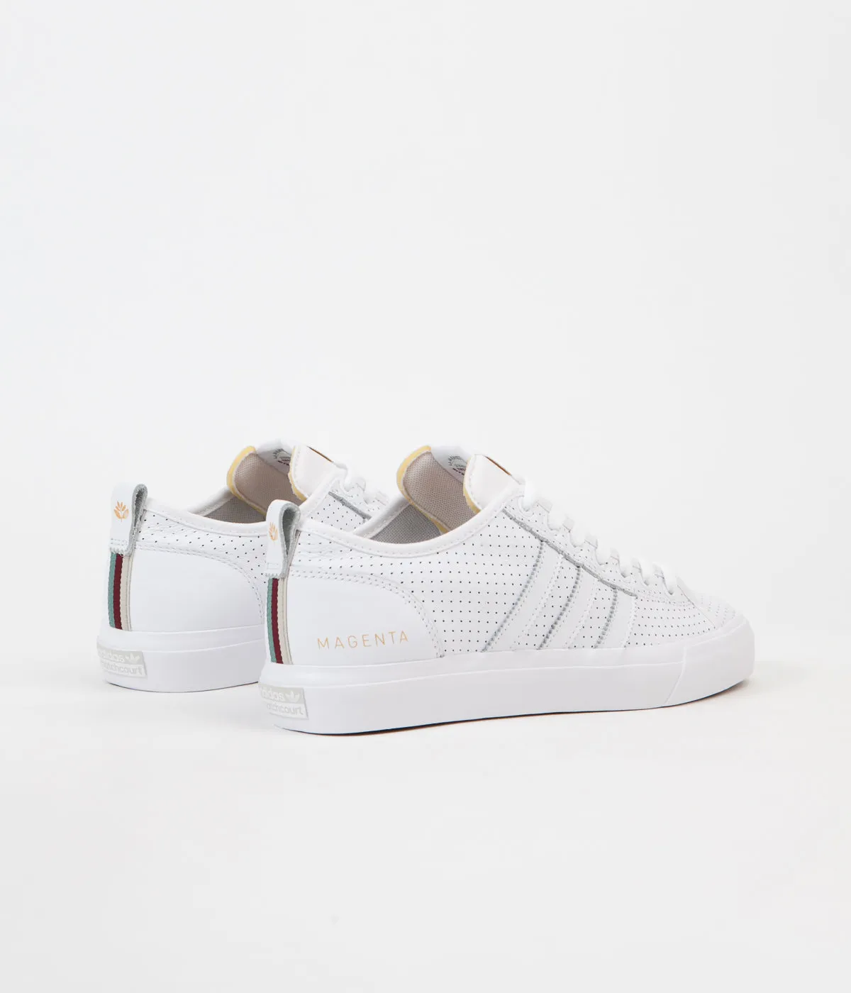 Adidas x Magenta Matchcourt Shoes - White / Gold / Gum