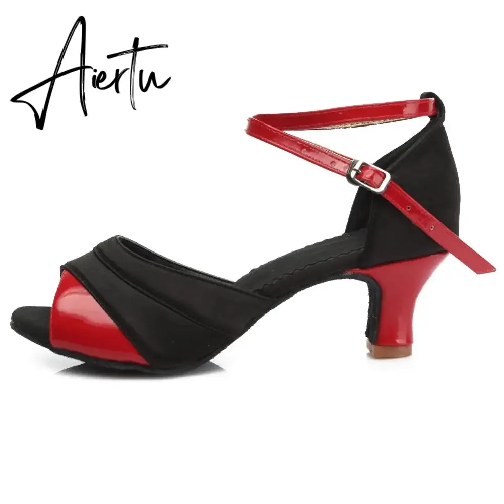 Aiertu new brand girls women's  ballroom tango salsa latin dance shoes  5cm and 7cm heel free shipping