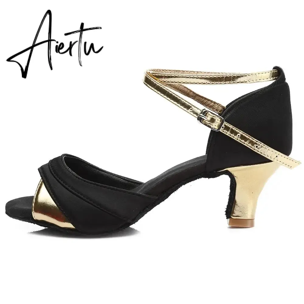 Aiertu new brand girls women's  ballroom tango salsa latin dance shoes  5cm and 7cm heel free shipping