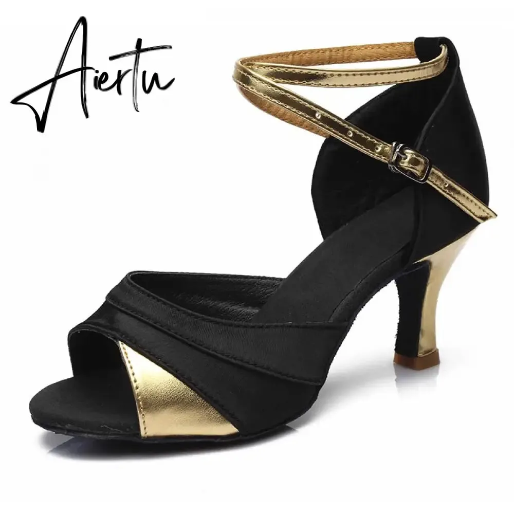 Aiertu new brand girls women's  ballroom tango salsa latin dance shoes  5cm and 7cm heel free shipping