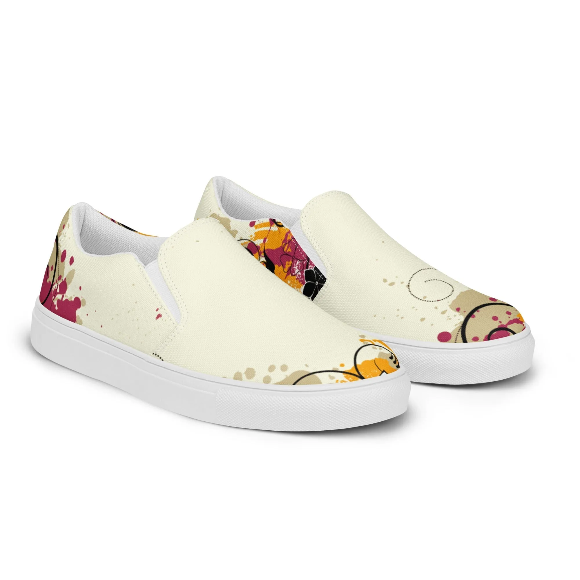Art Fleur Women’s Slip-on Canvas Sneakers