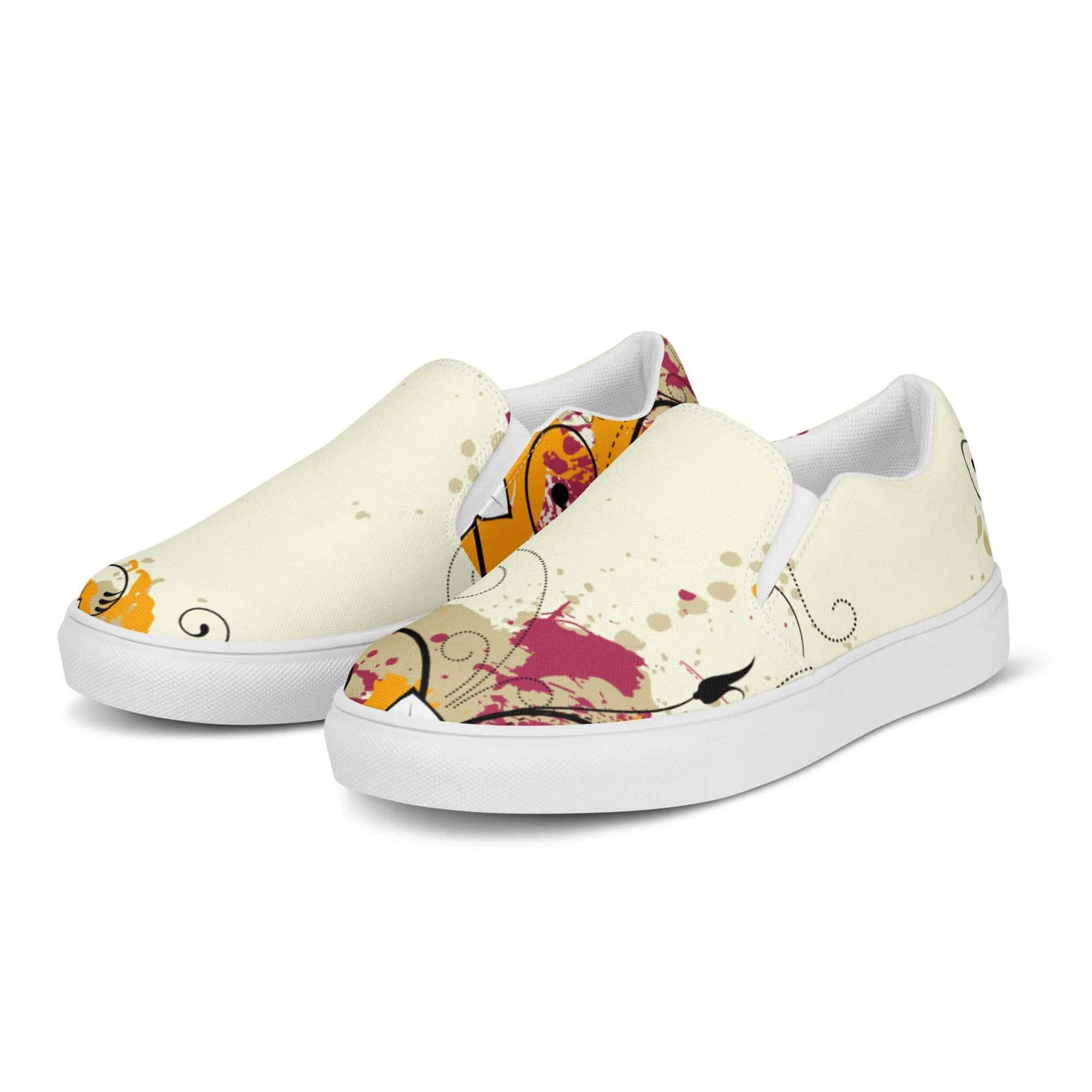 Art Fleur Women’s Slip-on Canvas Sneakers