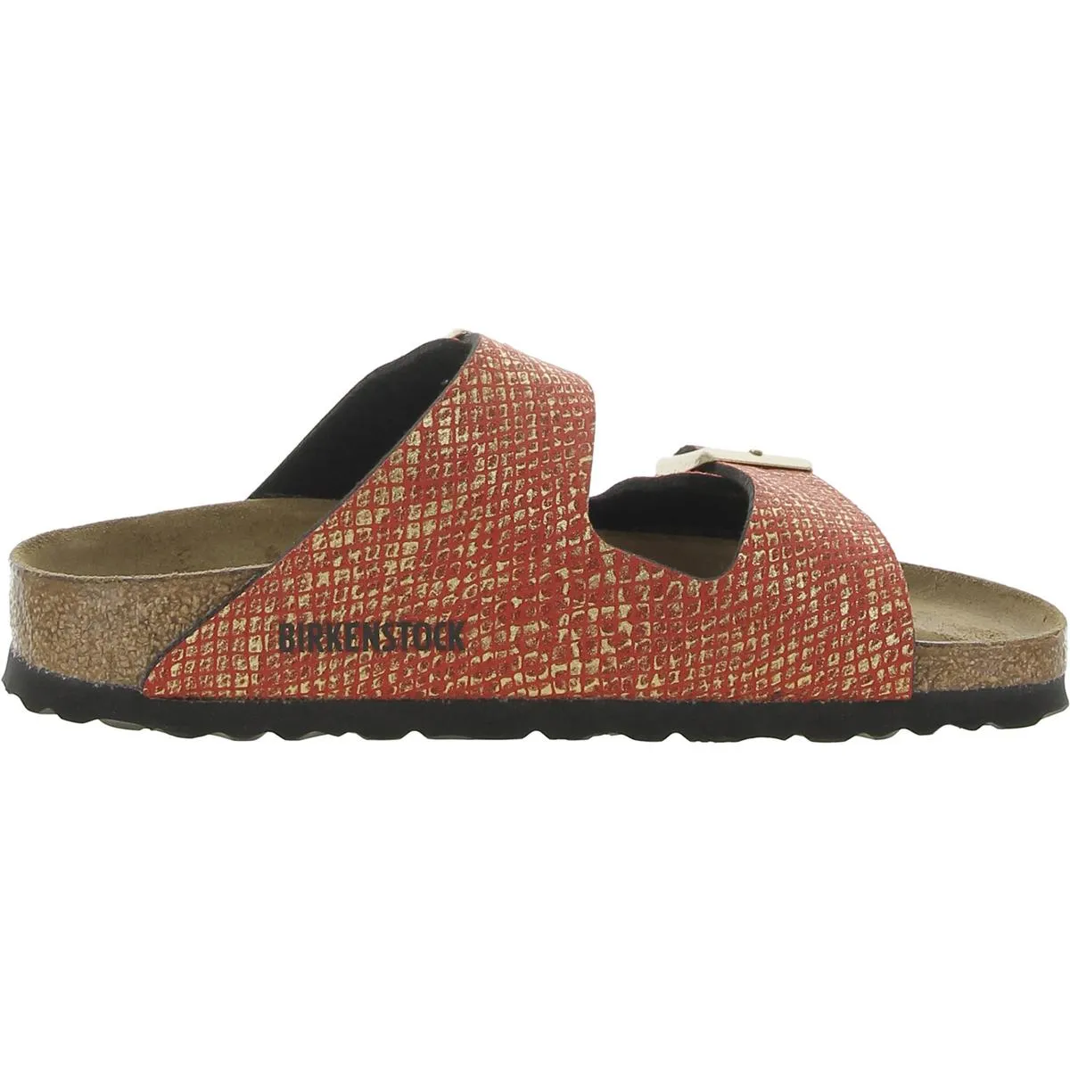 Birkenstock Womens Arizona BS Faux Leather Slip On Flatform Sandals