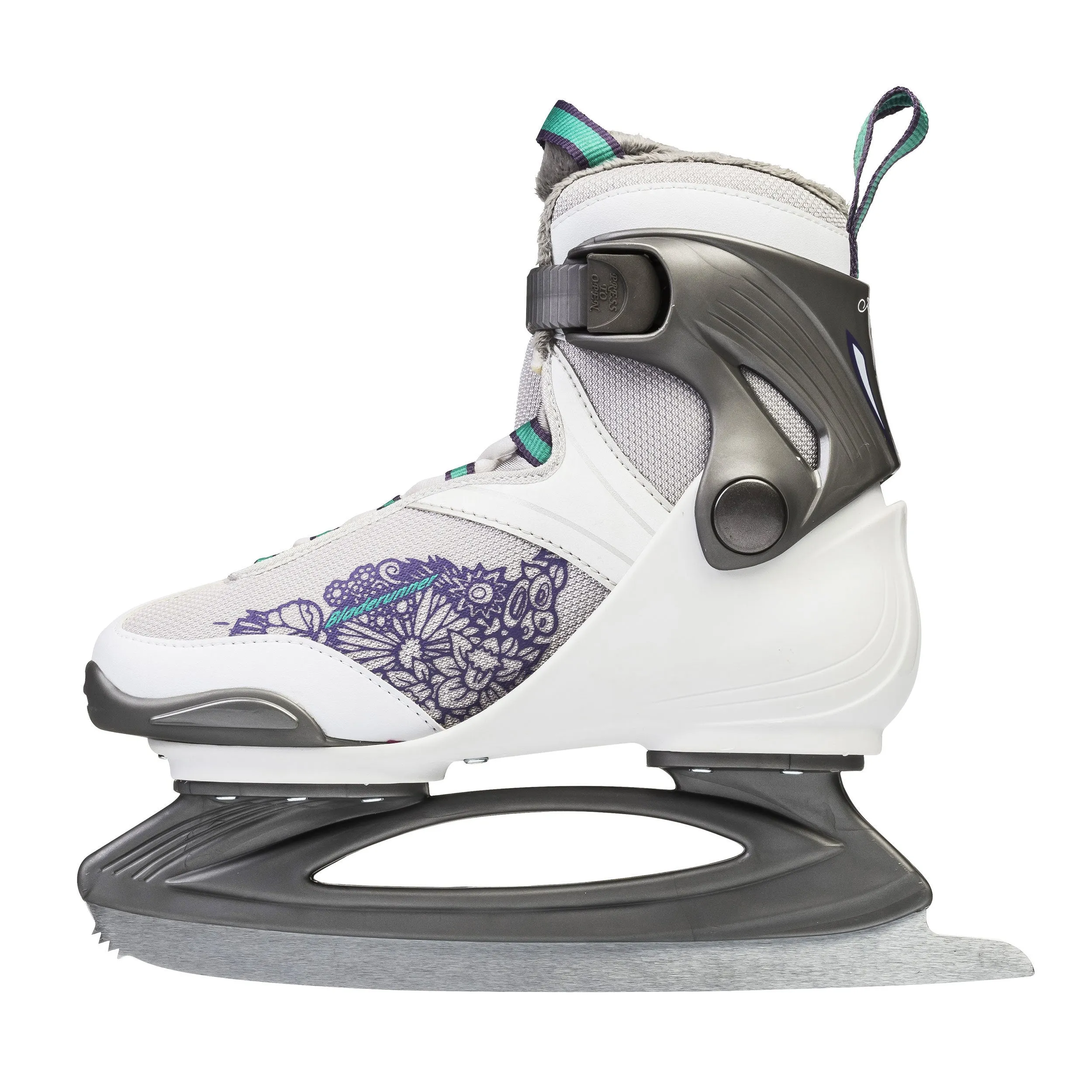 Bladerunner Zephyr Women's Ice Skates White/Purple 2021 - Size 7.0 or 9.0 Only - Sale
