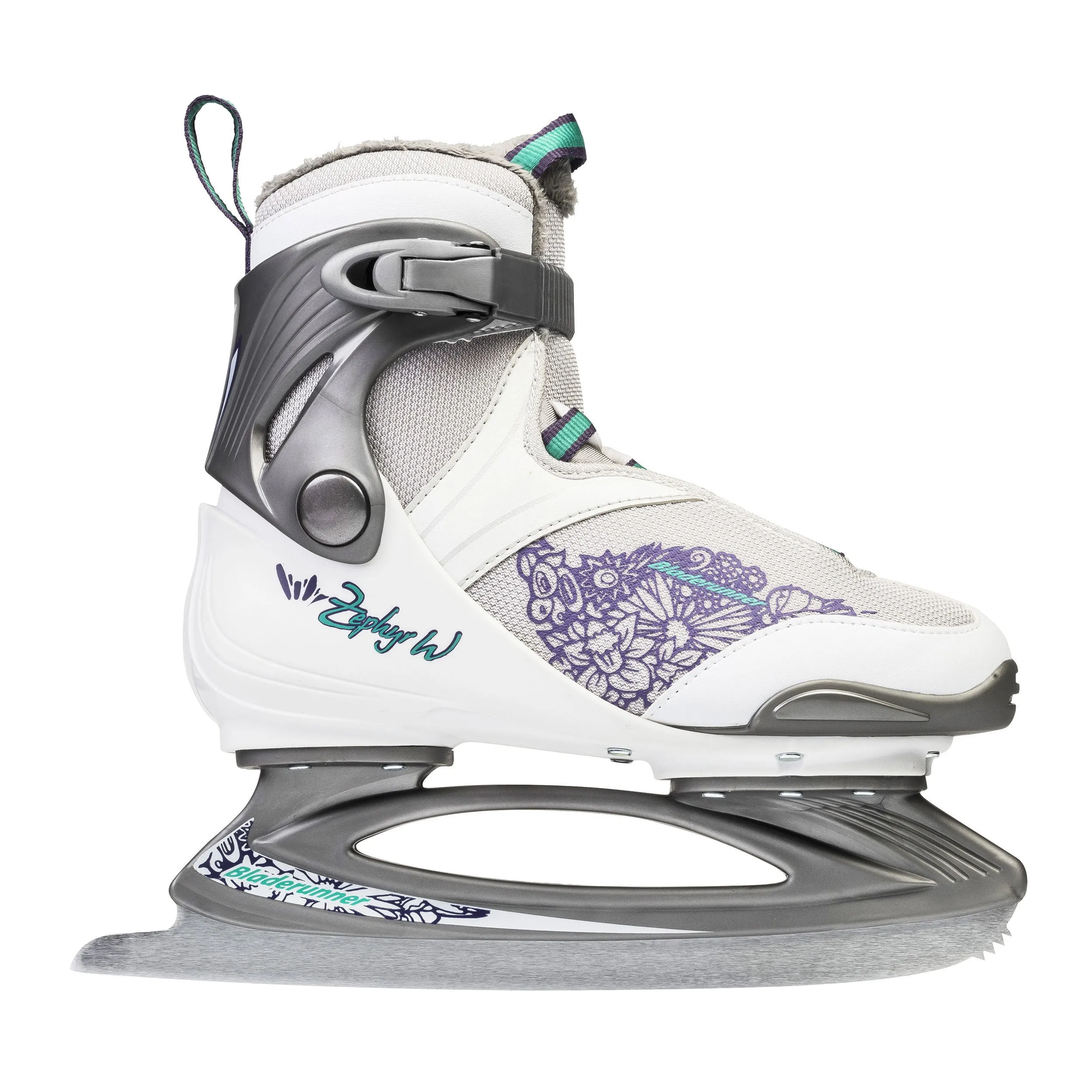 Bladerunner Zephyr Women's Ice Skates White/Purple 2021 - Size 7.0 or 9.0 Only - Sale