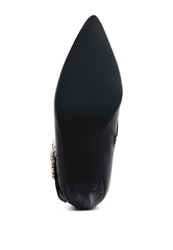 Buckle Strap Ankle Boots