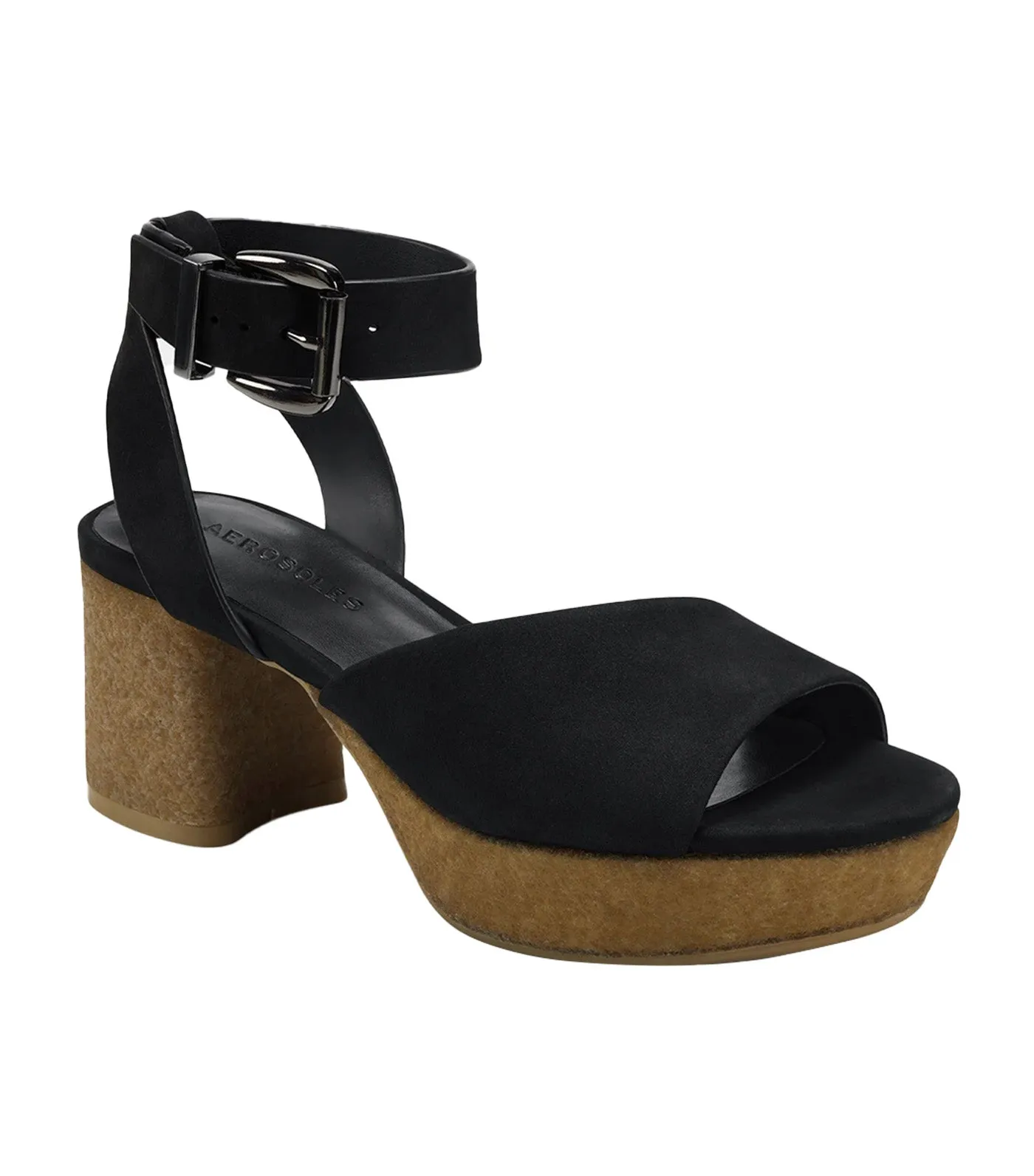 Cal Heel Sandals Black