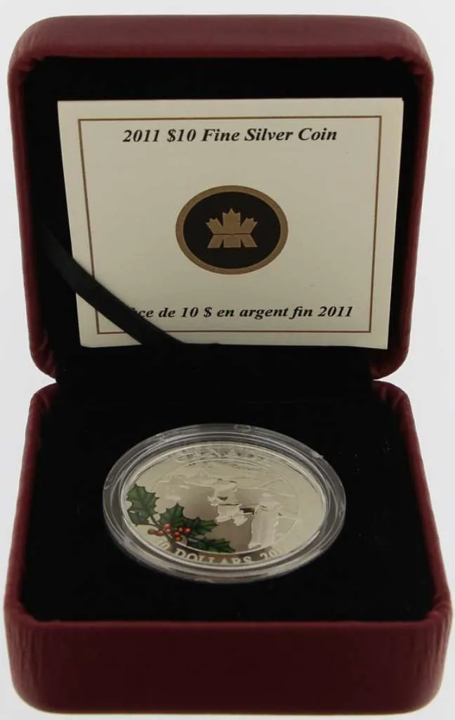 Canada Silver 2011 $10 Little Skaters PF .51oz, .9999