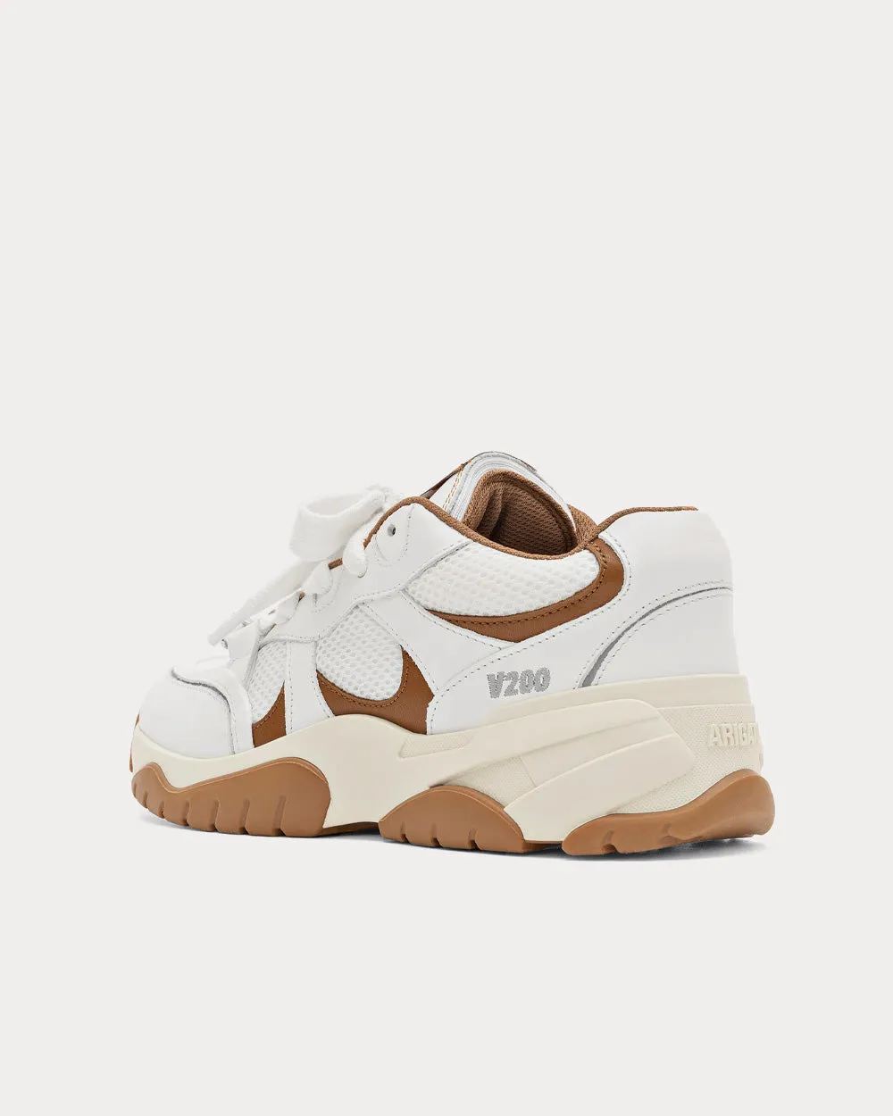Catfish Lo White / Camel Low Top Sneakers