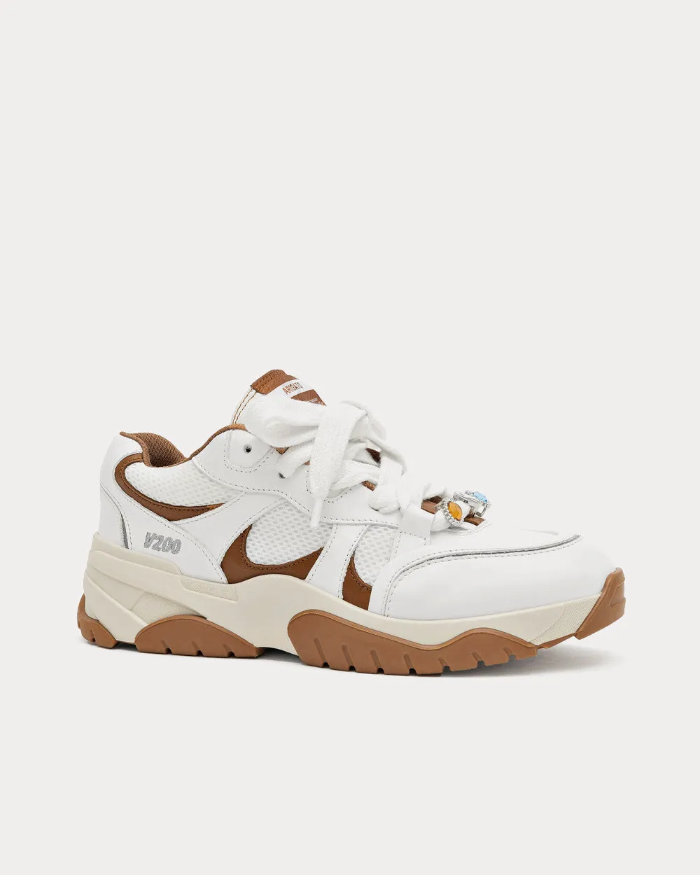 Catfish Lo White / Camel Low Top Sneakers