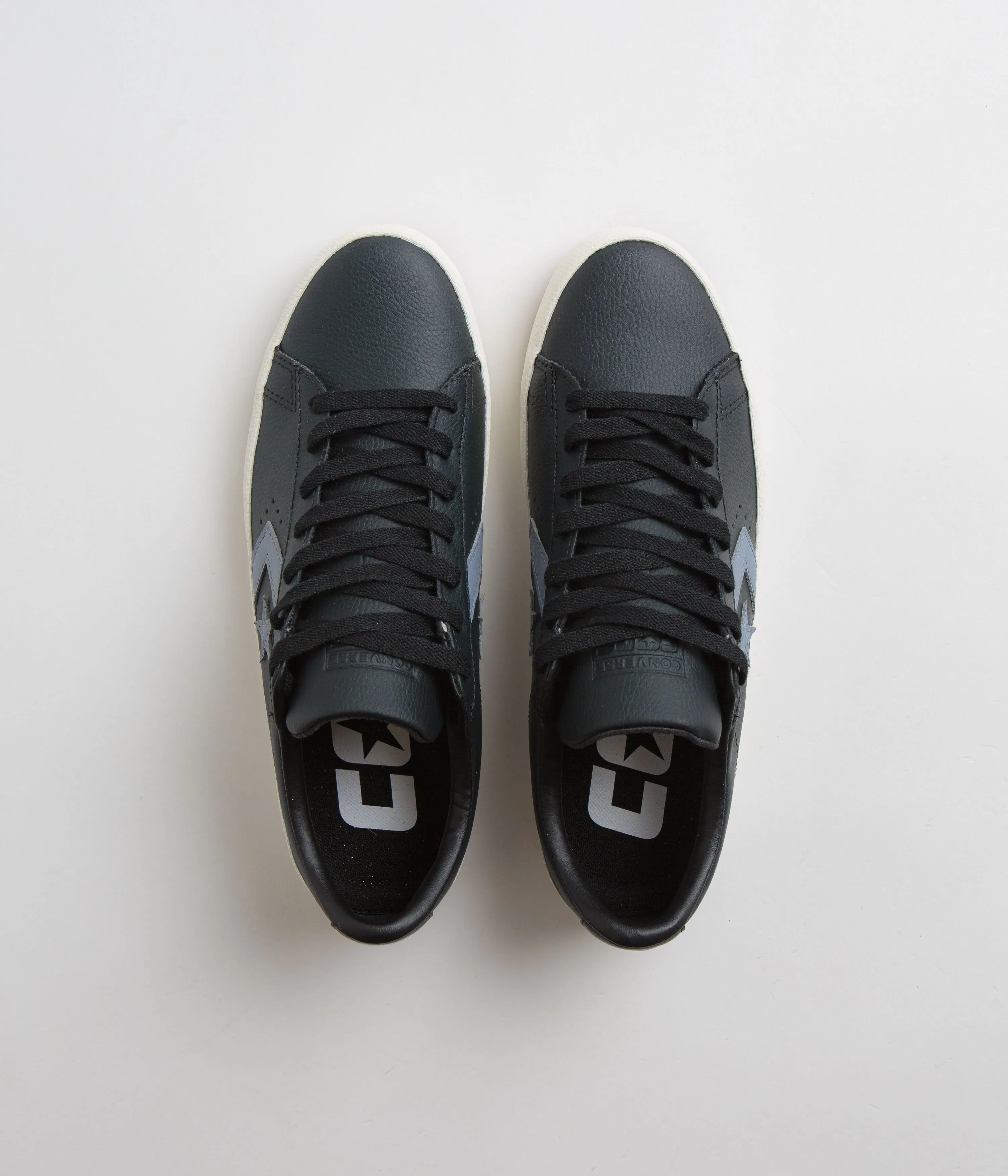 Converse PL Vulc Pro Ox Shoes - Black / Lunar Grey / Egret