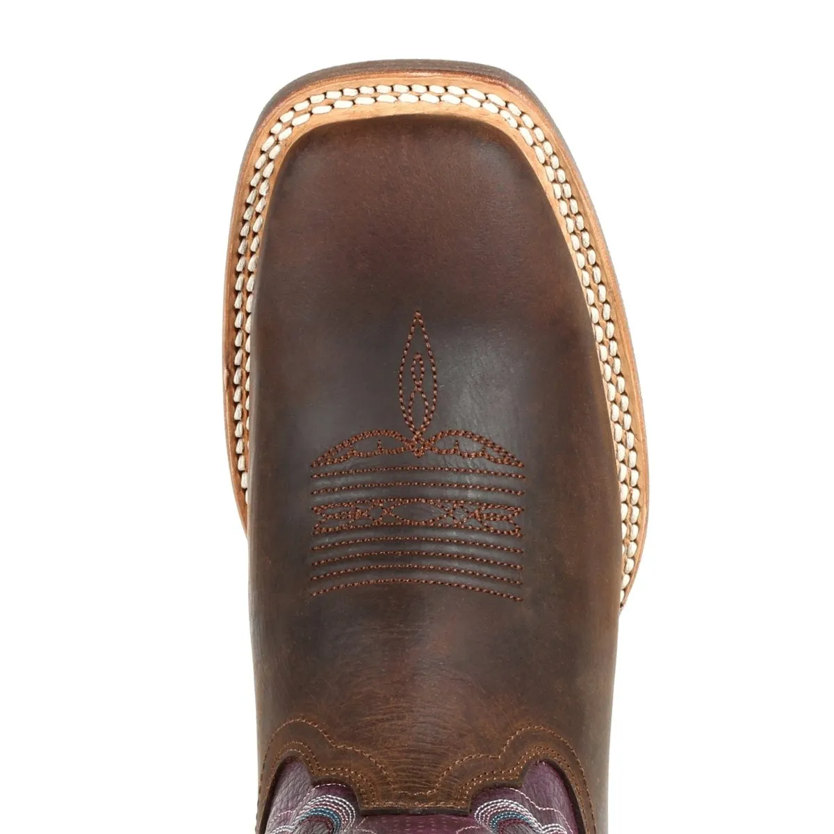 Durango Lady Rebel Pro Women's 12" Western Boots Drd0377 In Oilded Brown And Plum