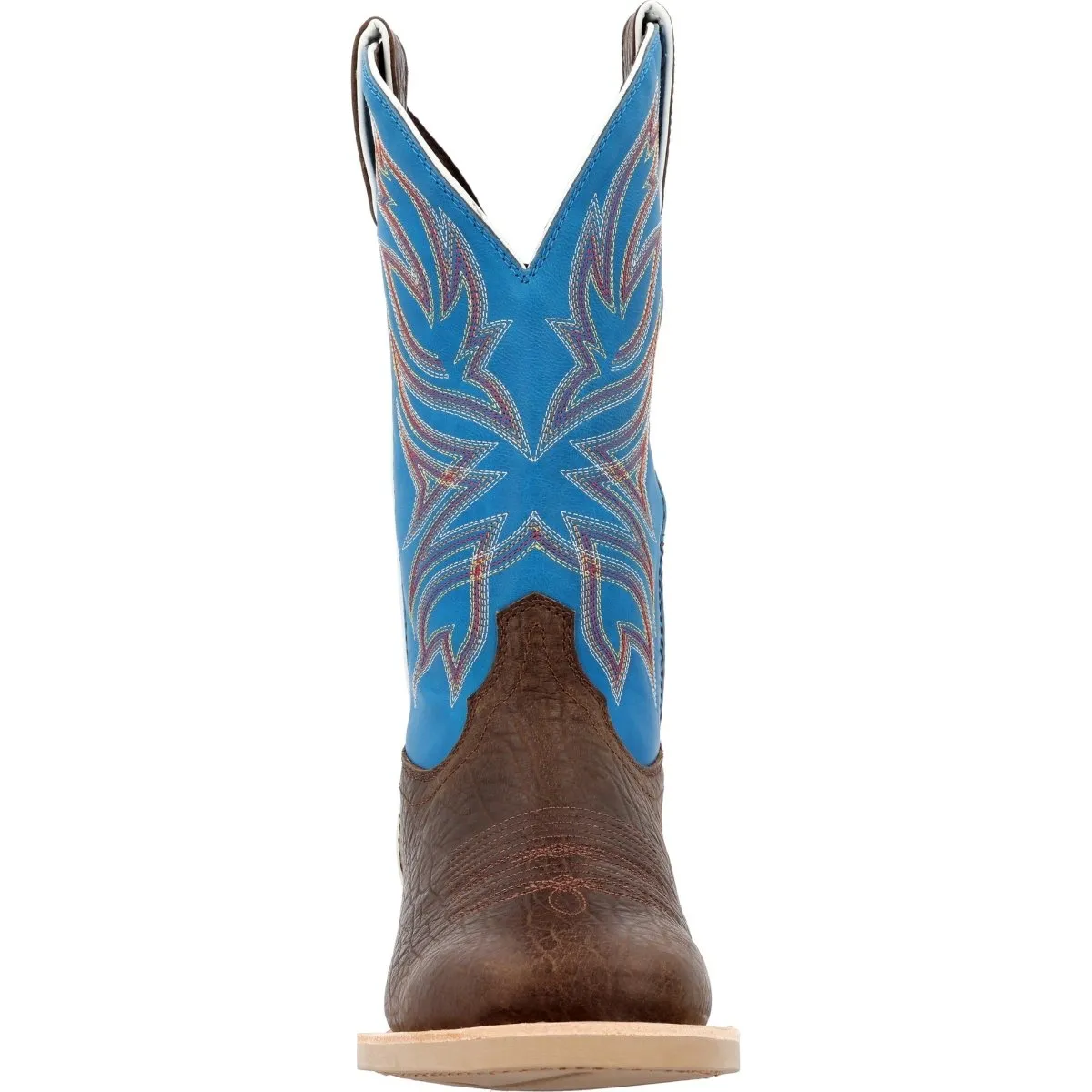 Durango Rebel Pro Men's Pull-on Western Work Boots Ddb0421 In Bay Brown And Brilliant Blue
