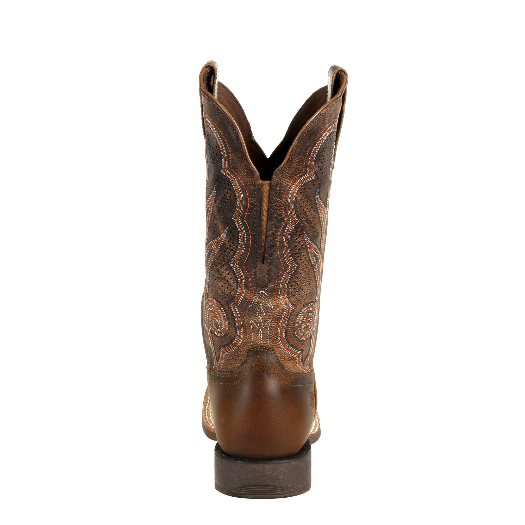 Durango Women's Cognac Ventilated Leather Square Toe Boot DRD0376