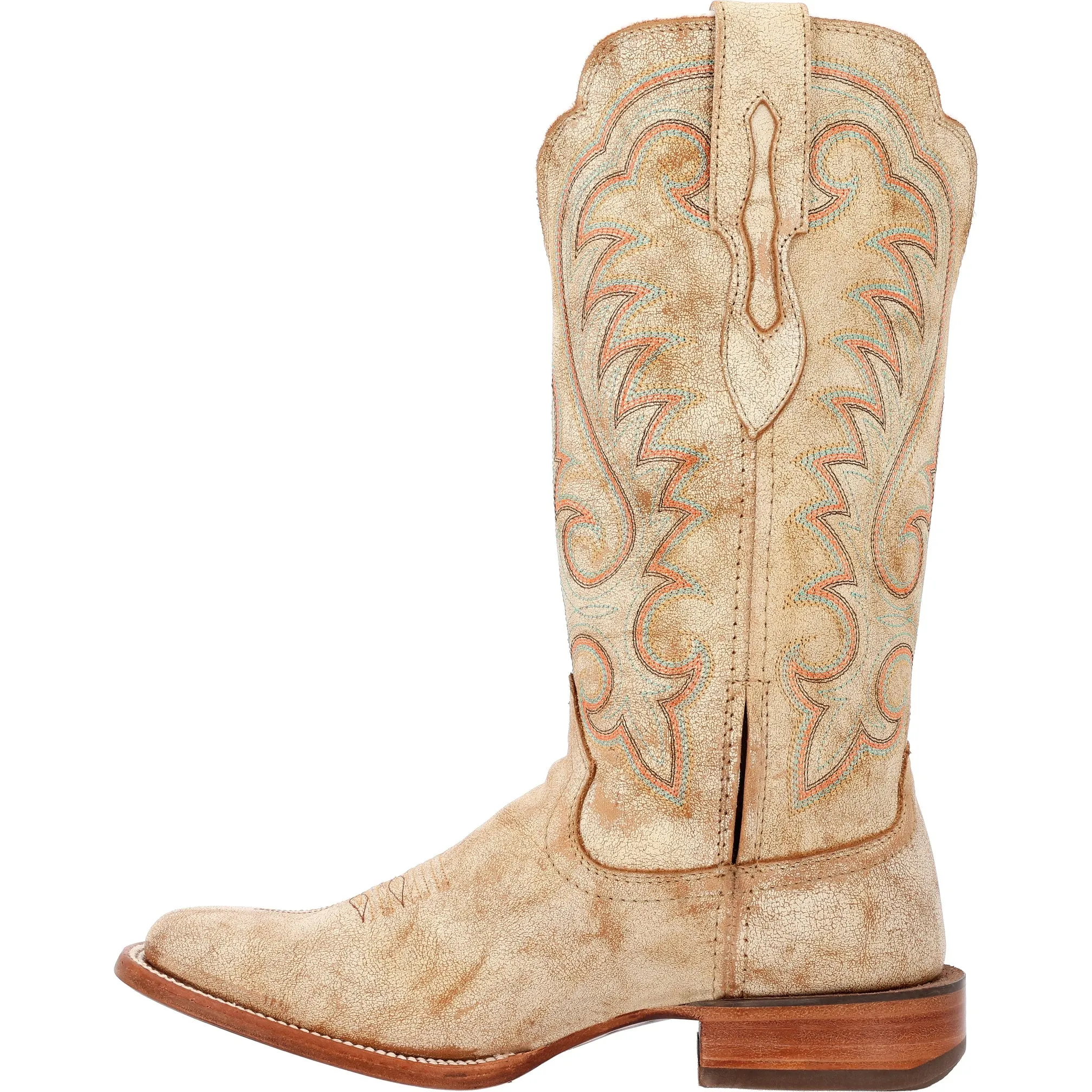 Durango Women's Cremello Leather Square Toe Boot DRD0455