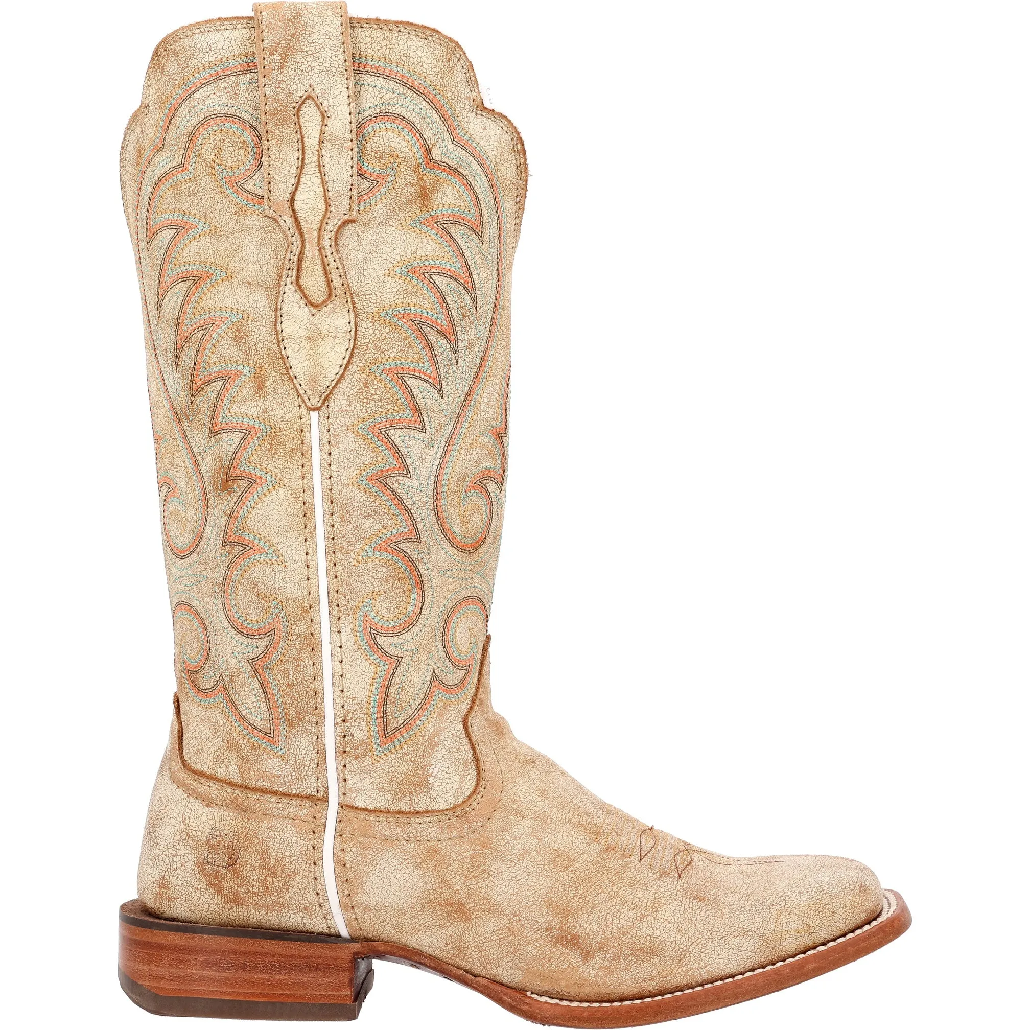 Durango Women's Cremello Leather Square Toe Boot DRD0455