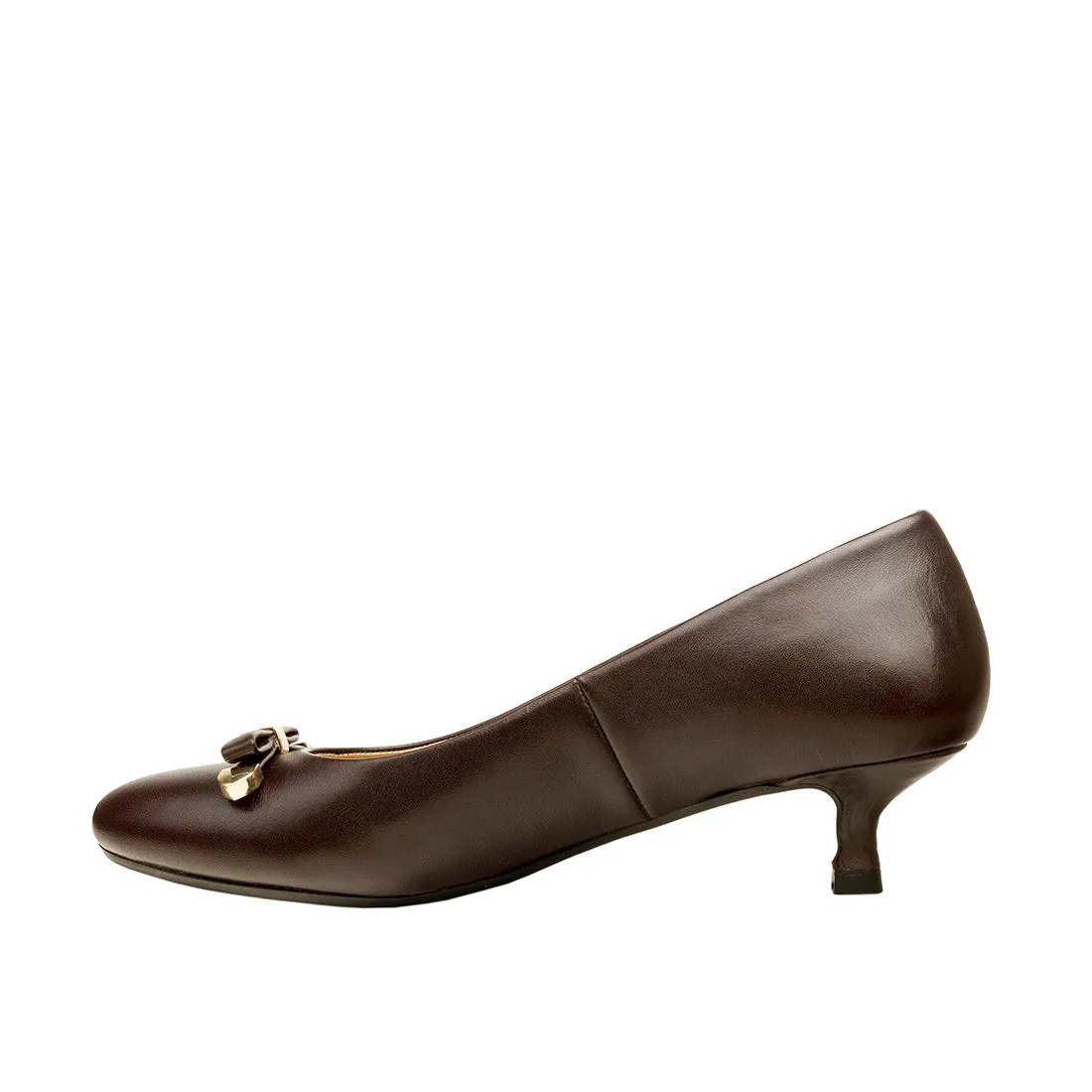 ELIZABETH WOMENS KITTEN HEELS