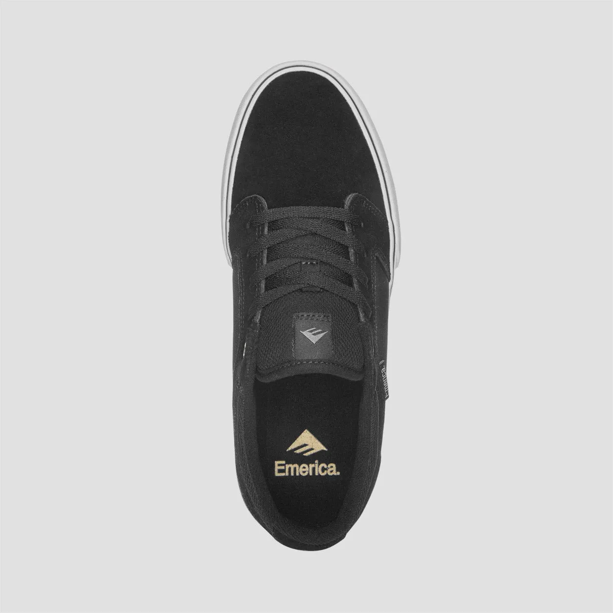 Emerica Cadence Skate Shoes Black / White / Gold