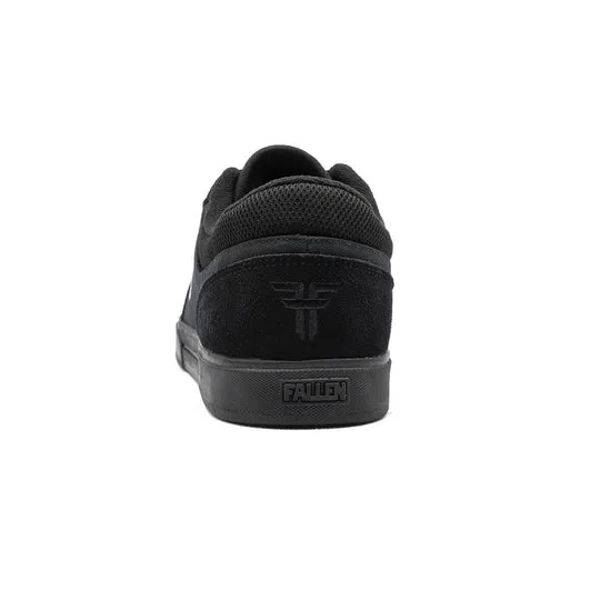 FALLEN PATRIOT FULL BLACK SKATEBOARD SHOES
