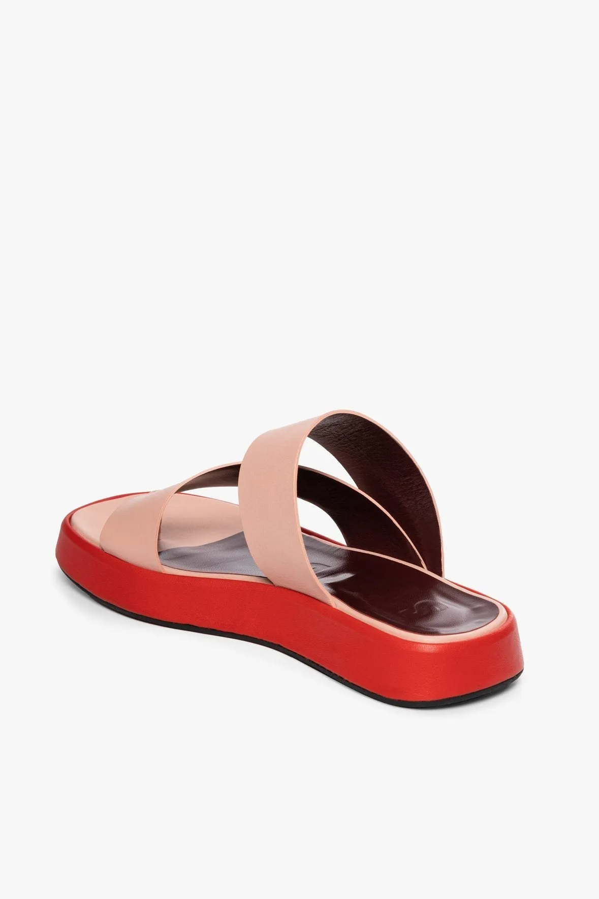 FLY FLATFORM SANDAL | DARK BLUSH TOMATO