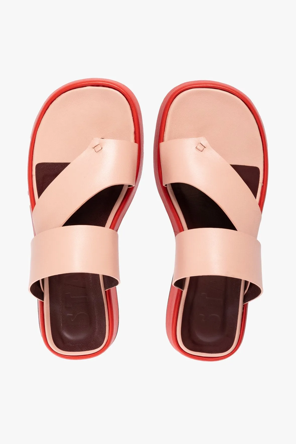FLY FLATFORM SANDAL | DARK BLUSH TOMATO
