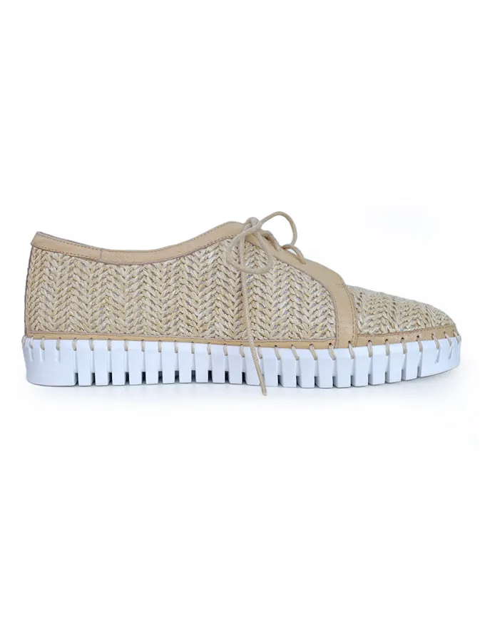 Handstand Sneaker Natural Raffia
