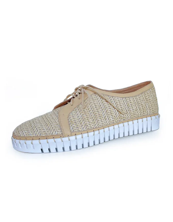 Handstand Sneaker Natural Raffia