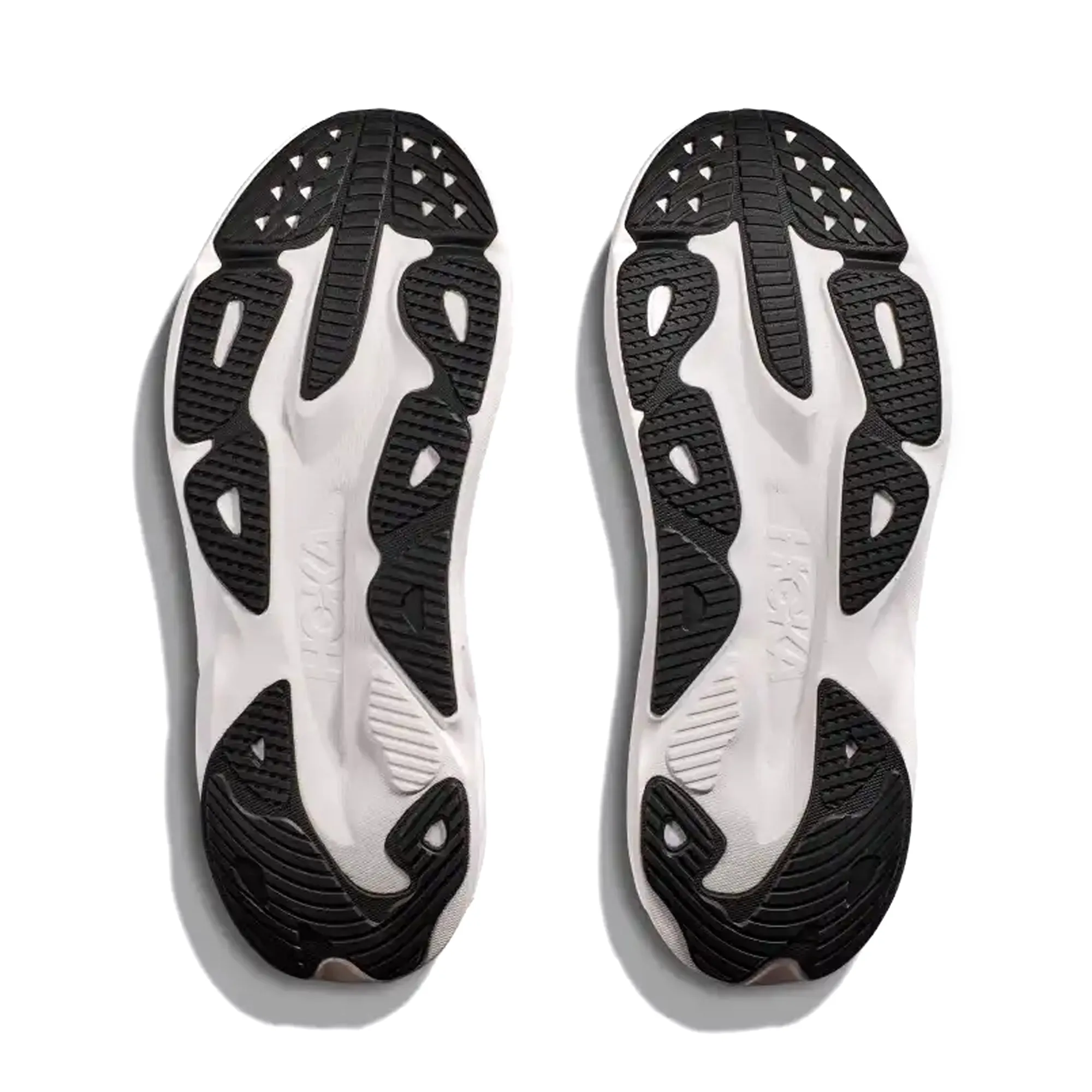 HOKA MENS RUNNING SHOES SKY FLOW BLACK/WHITE