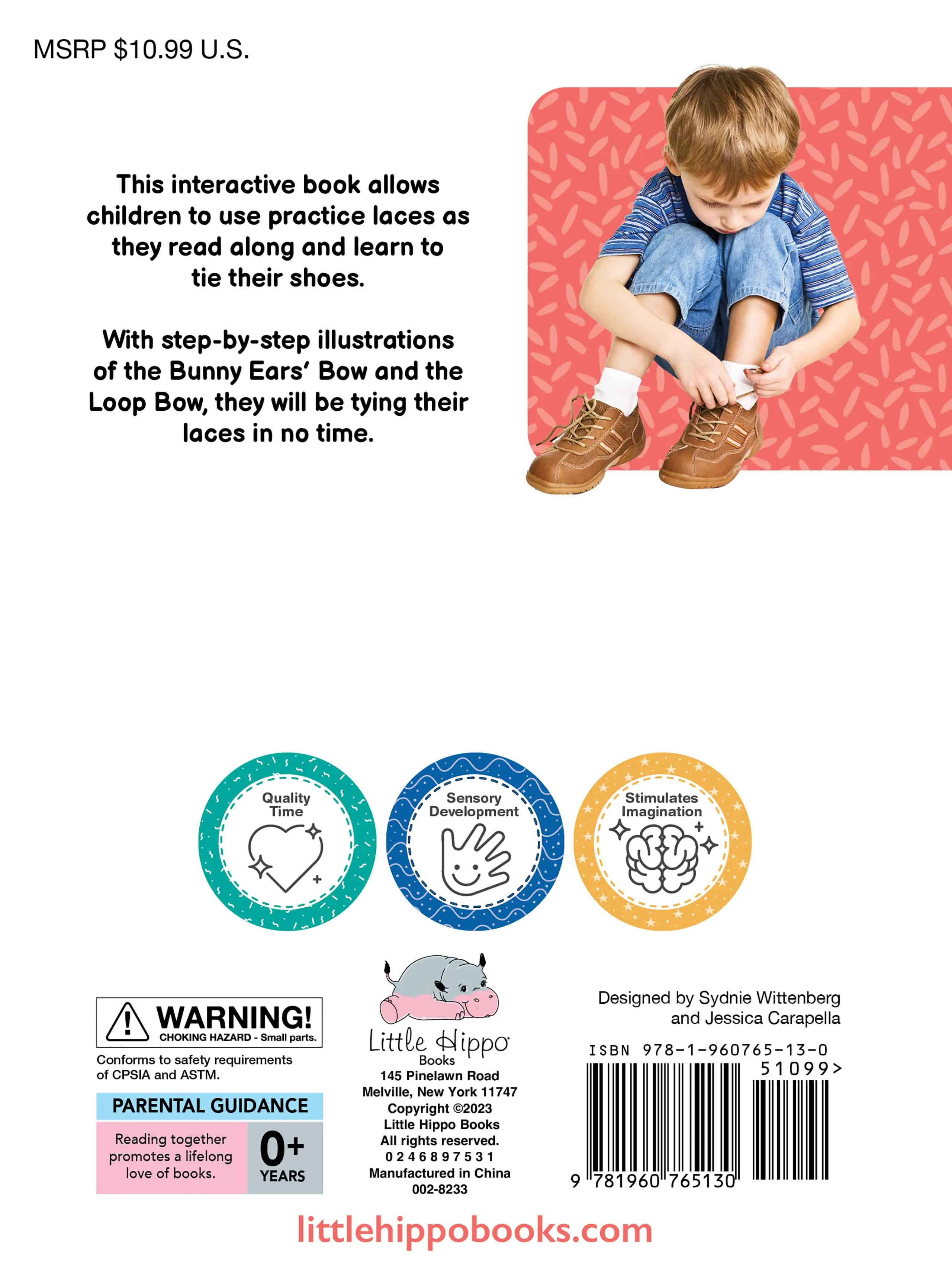I Can Tie My Shoes - Book with Attached Shoe Laces