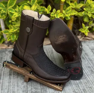 (⏰Last Day Promotion $15 OFF)Scale upper wear-resistant leather boots