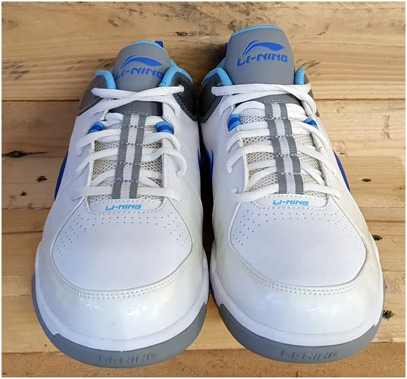 Li-Ning Expert Running Trainers XC1108 White/Sky Blue/Grey UK9/US10/EU43.5