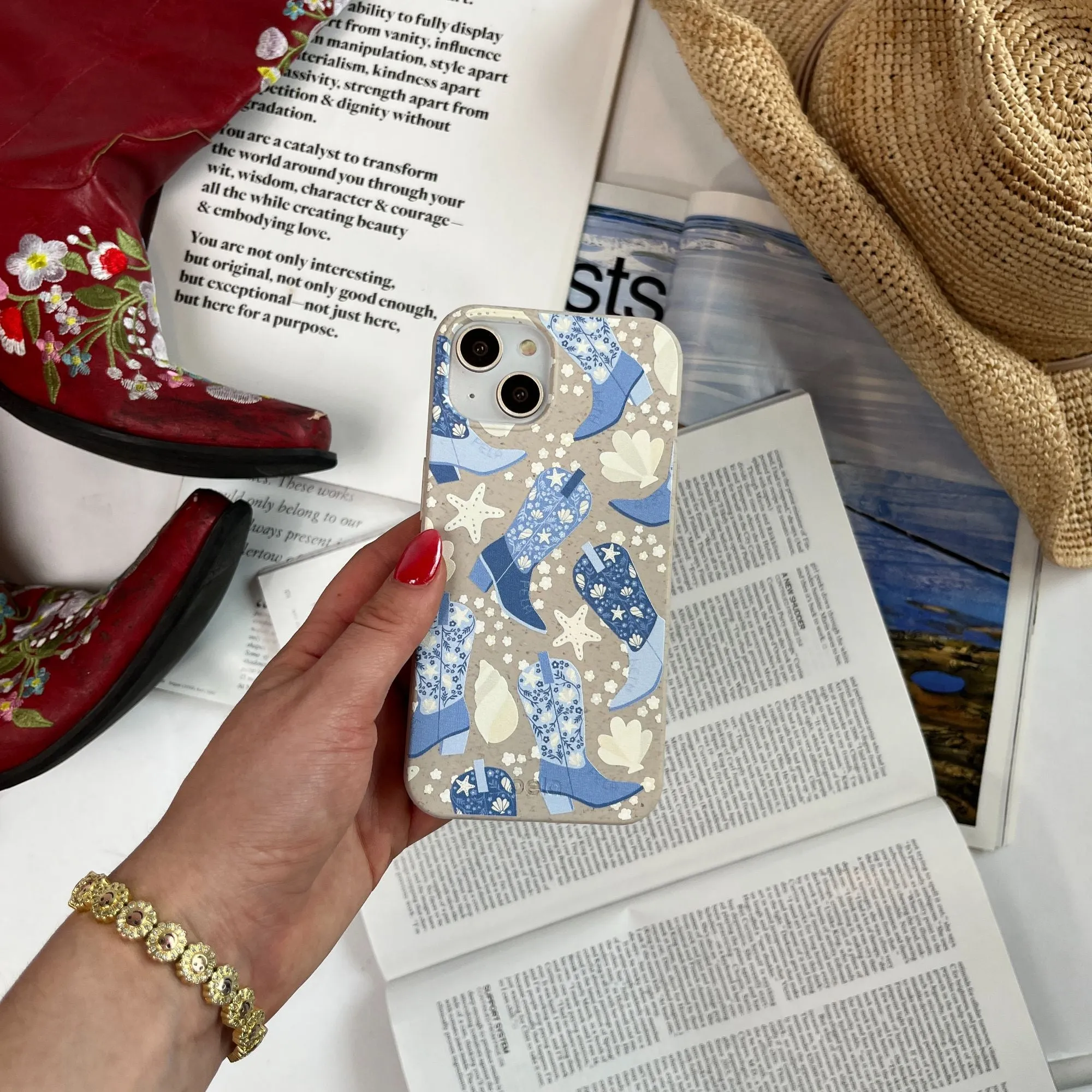 London Fog Shells and Boots iPhone 14 Pro Case