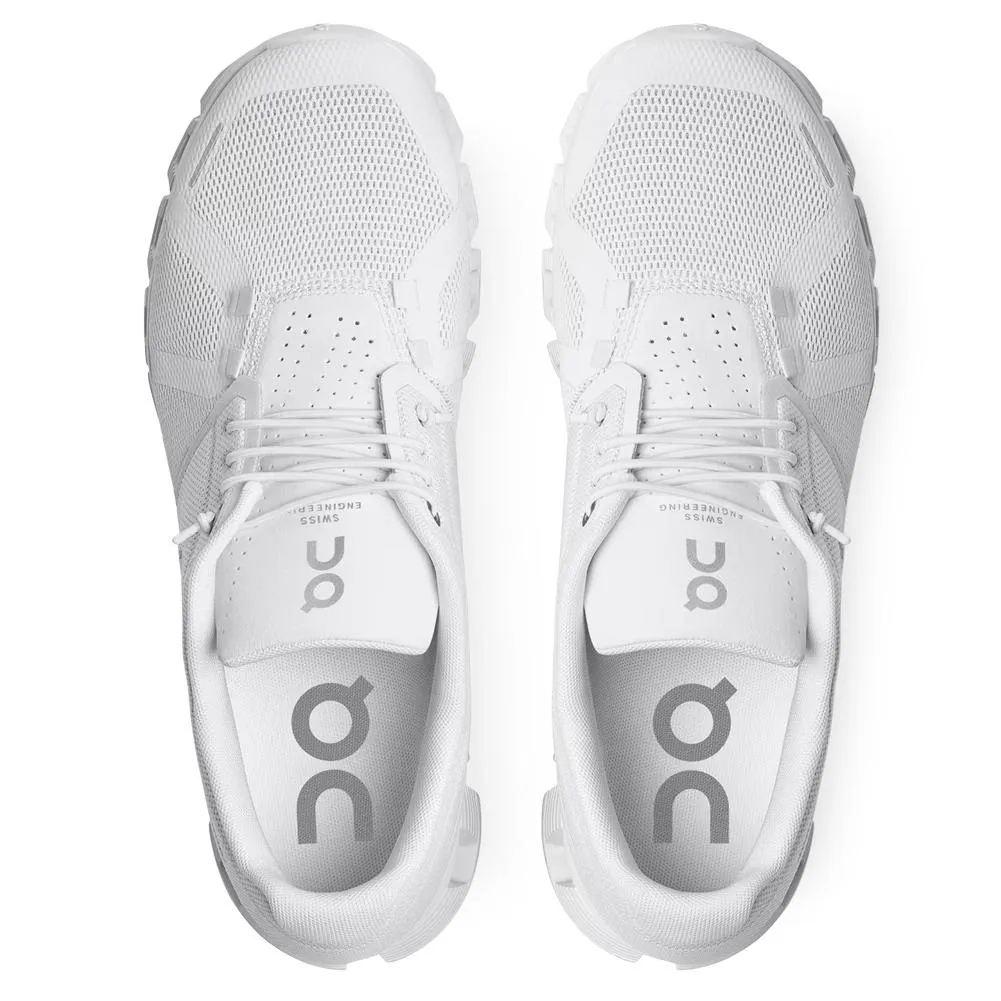 Men's Cloud 5 Running Shoes All White