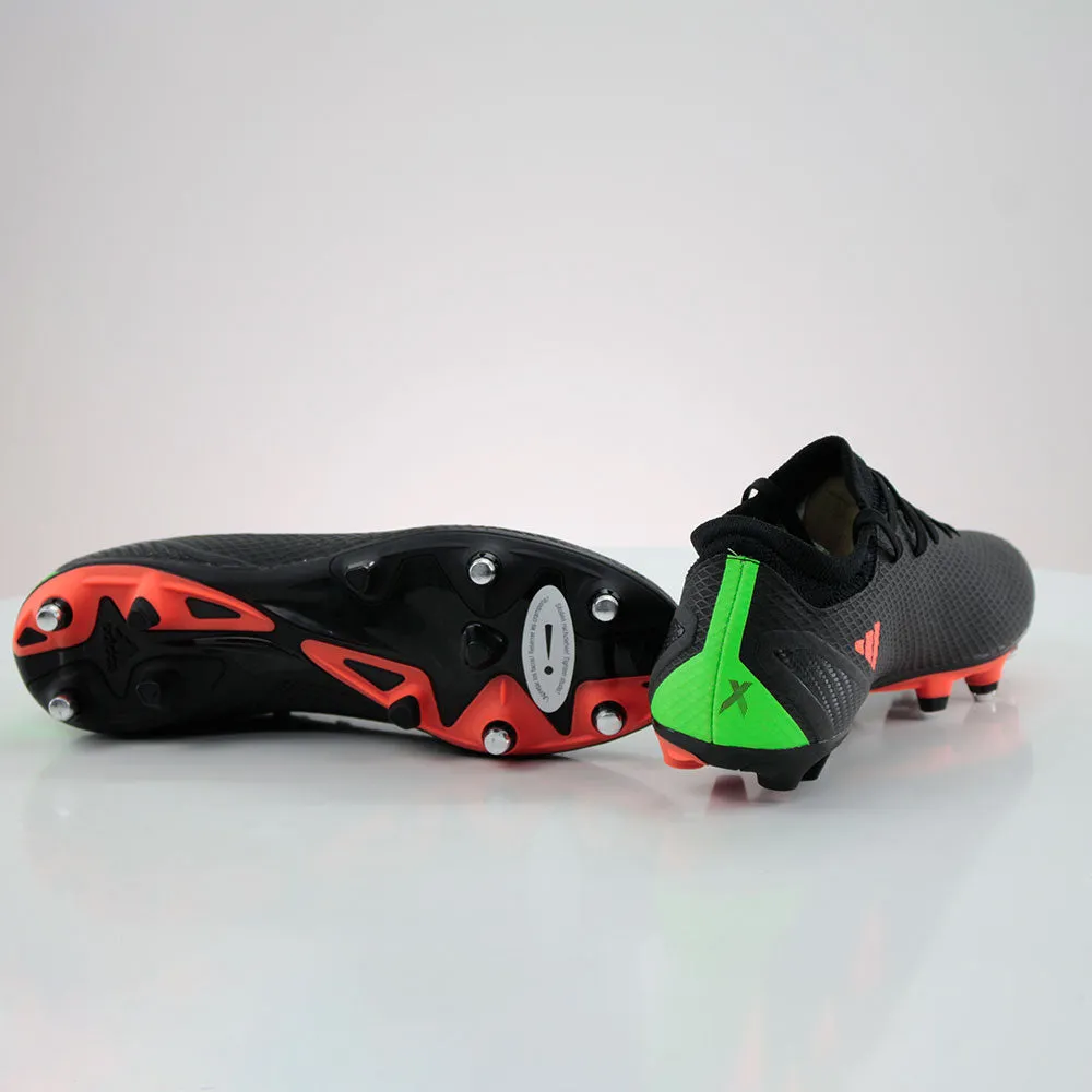 Men's Ribbed Color Block Sport Shoes,Black