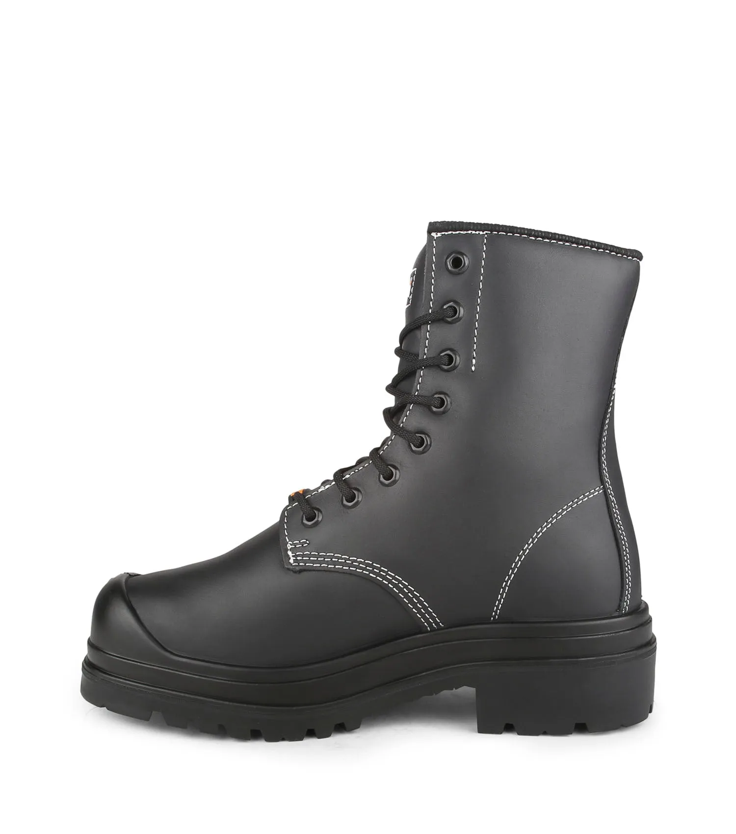 Metpro, Black | 8" Leather Work Boots | Metguard Protection