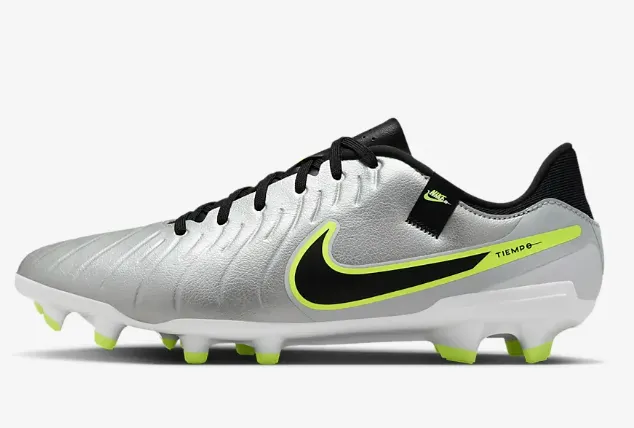 Nike Tiempo Legend 10 Academy FG Firm Ground Silver