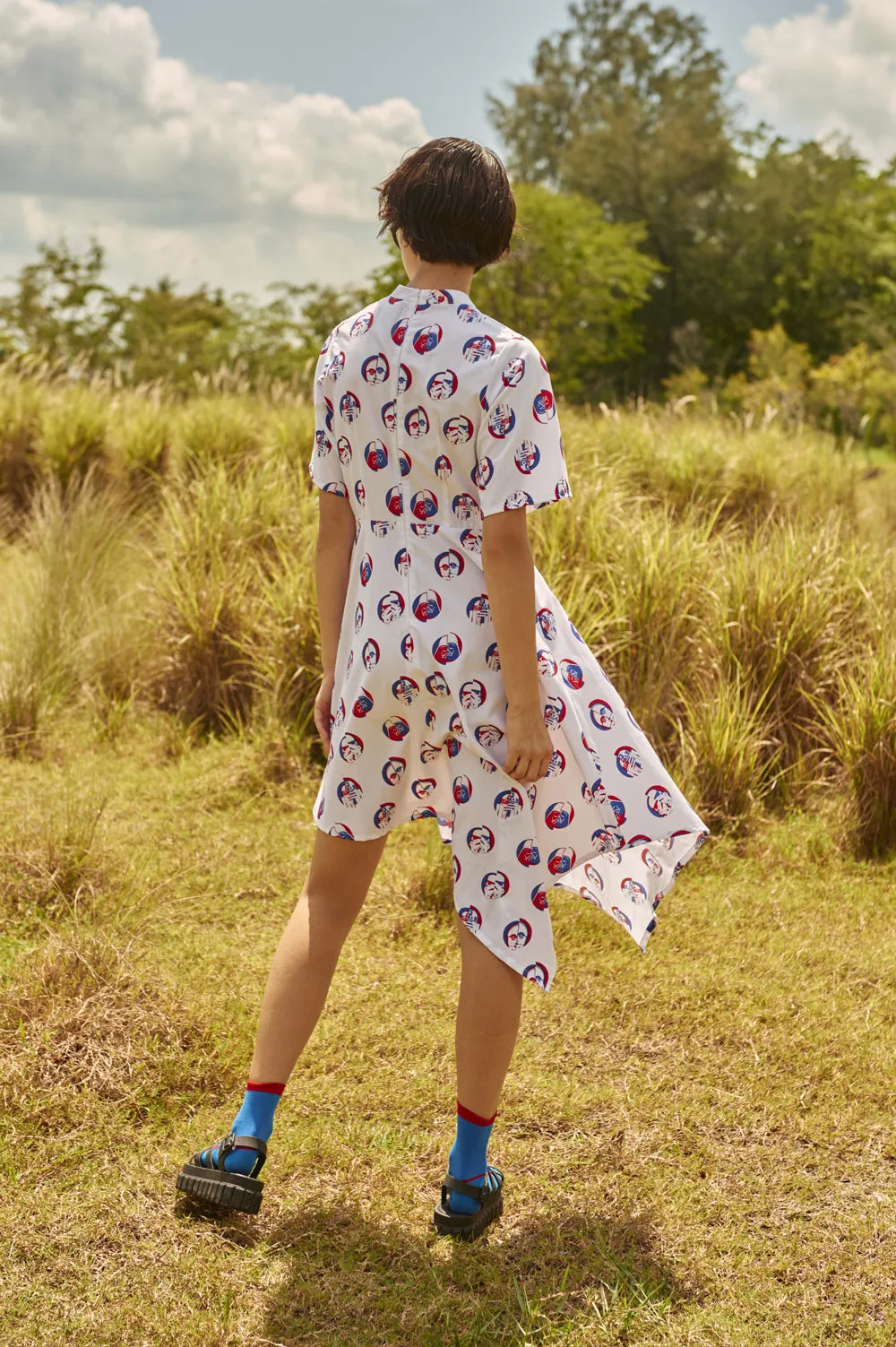 Polka Shirt Dress