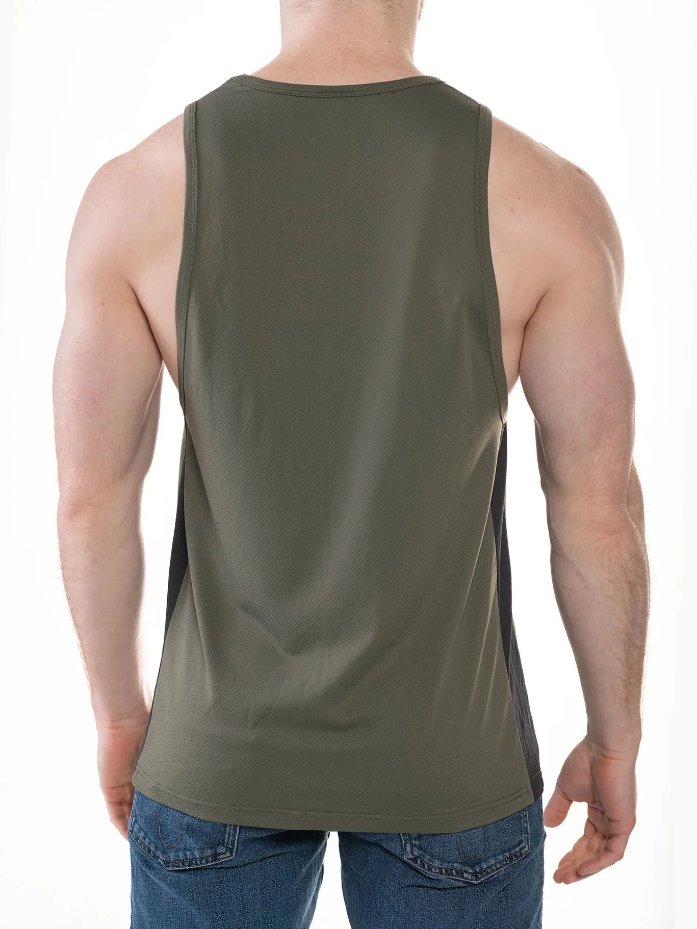 Race Point Tank Top (Olive)