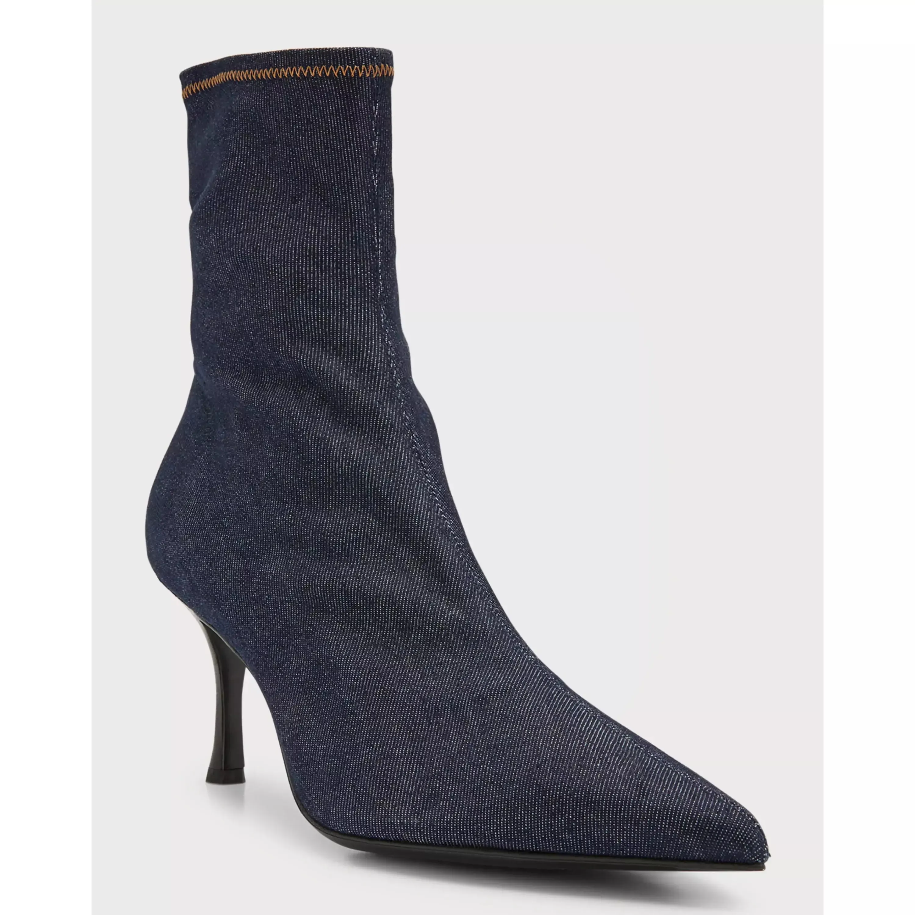 Rag & Bone Brea Denim Stiletto Ankle Boots