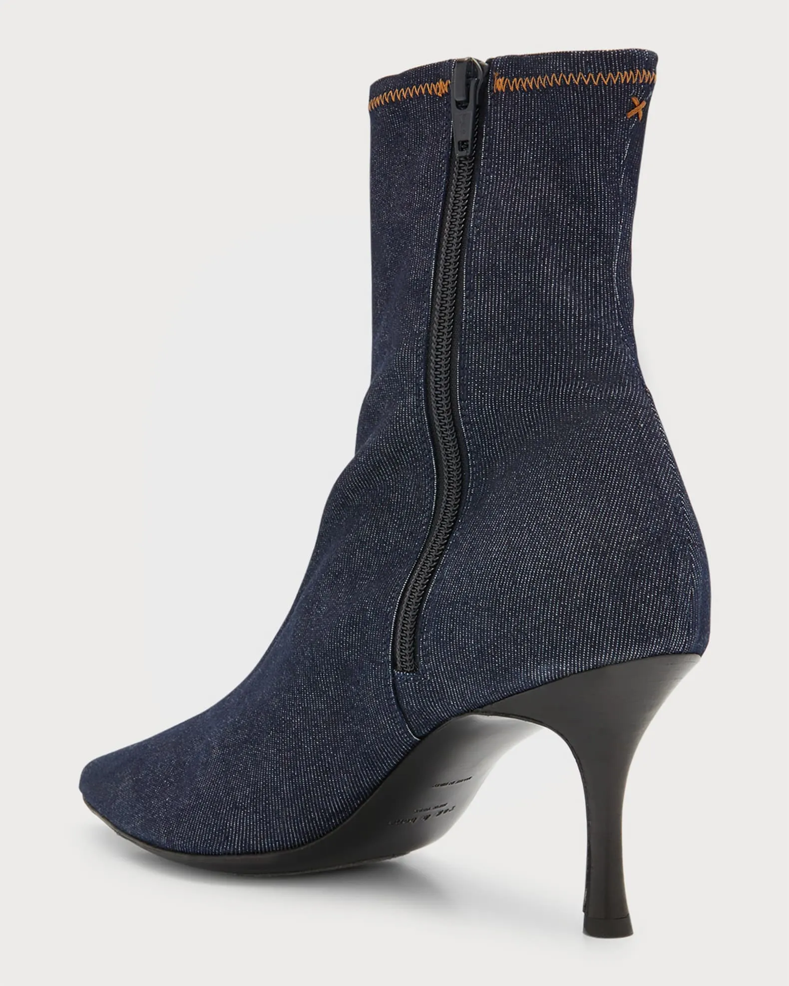 Rag & Bone Brea Denim Stiletto Ankle Boots