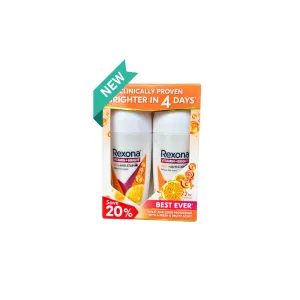 Rexona Deodorant Roll-On Women Vitamin C & Anti Stain (Twin Pack) 45ml x 2