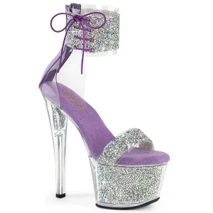 SKY-327RSI Rhinestone 7 Inch Stripper Shoes
