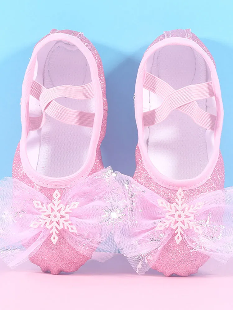 Soft Sole Practice Cat Claw Shoes Shiny Cute Ballet Shoes