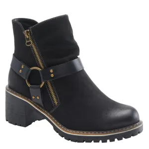 Spring Step Shoes Patrizia Firewood Women's Leather O Ring Harness Boots