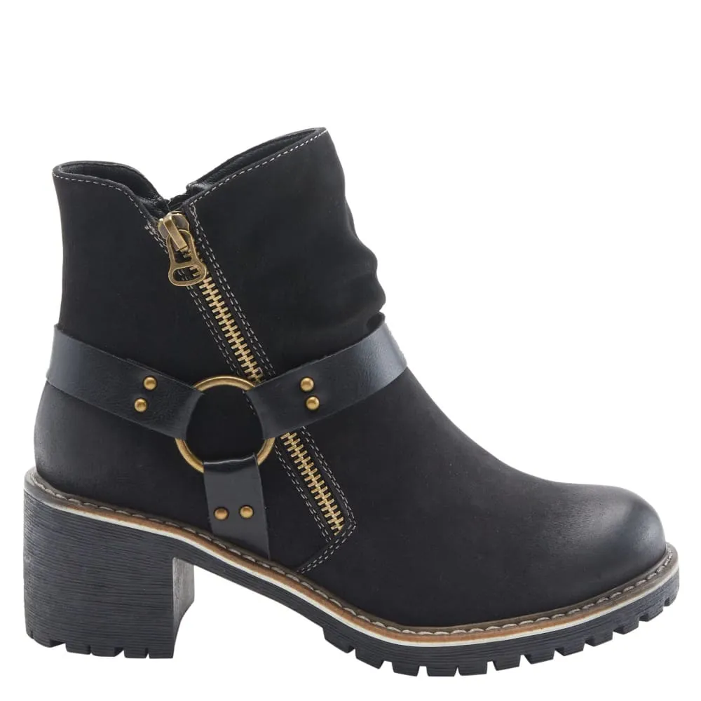 Spring Step Shoes Patrizia Firewood Women's Leather O Ring Harness Boots